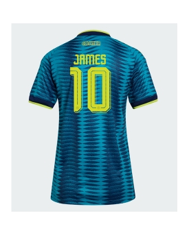 Billige Fotballdrakt Colombia James Rodriguez #10 Replika Bortedrakt Dame VM 2026 Kortermet Billige Fotballdrakt Colombia James Rodriguez #10 Replika Bortedrakt Dame VM 2026 Kortermet